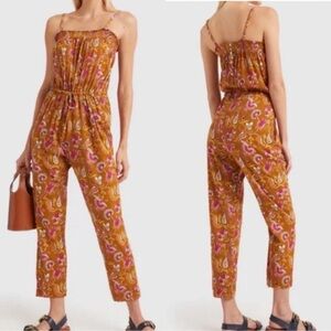 Xirena Sydnee Sunset Floral Jumpsuit Size Medium New